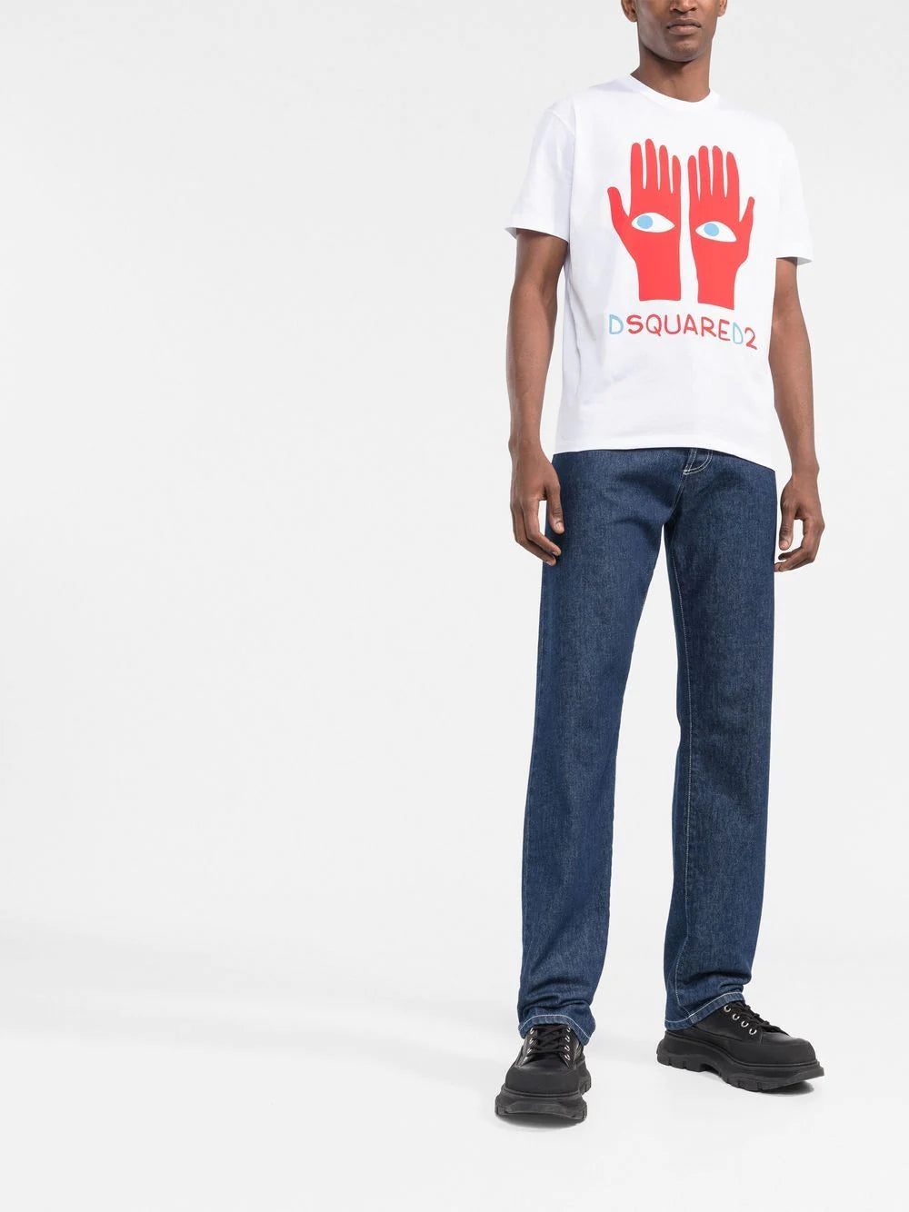 Dsquared2 hand logo-print T-shirt - Image 2