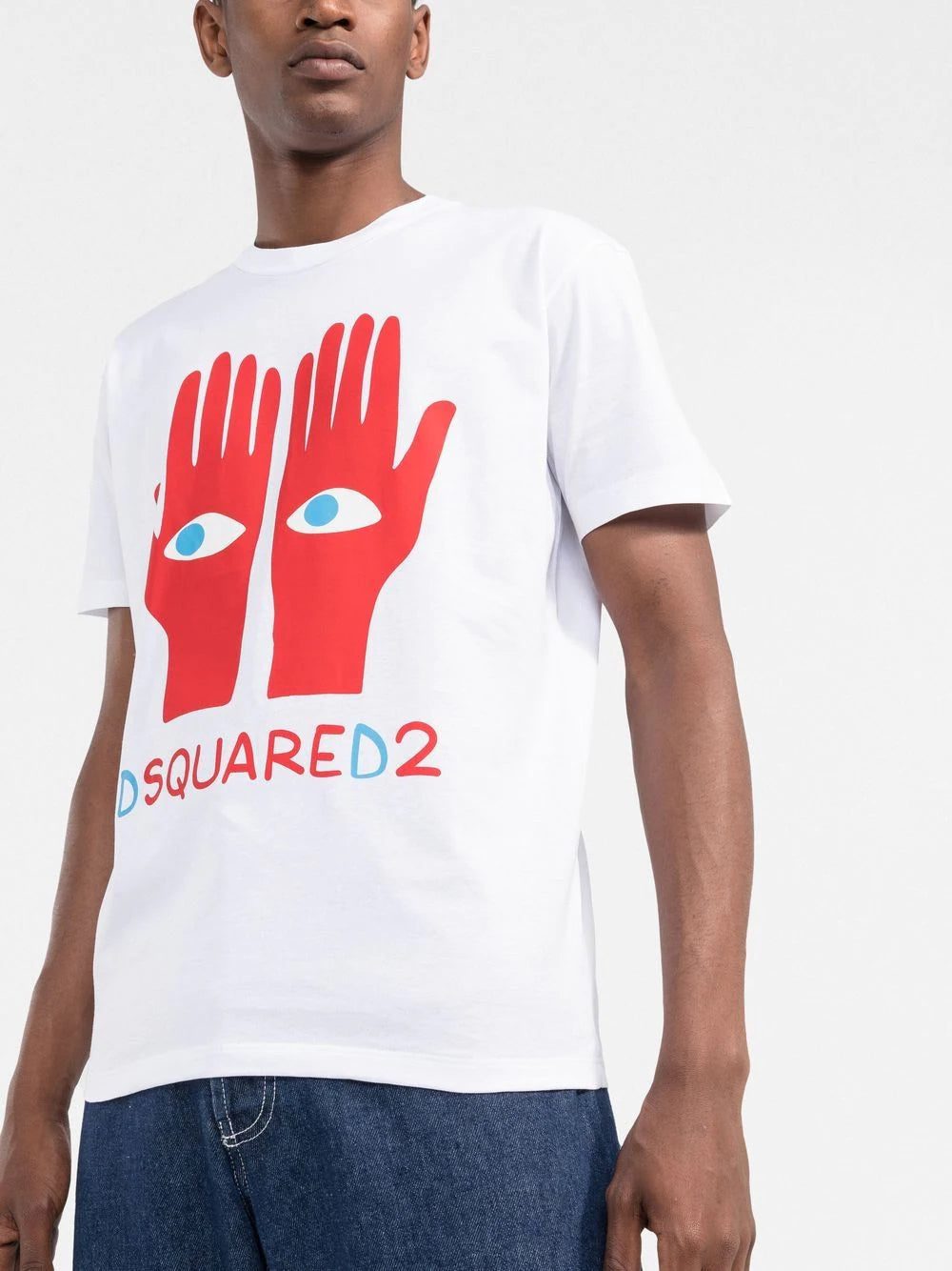 Dsquared2 hand logo-print T-shirt - Image 3