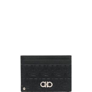 Ferragamo logo-debossed leather cardholder