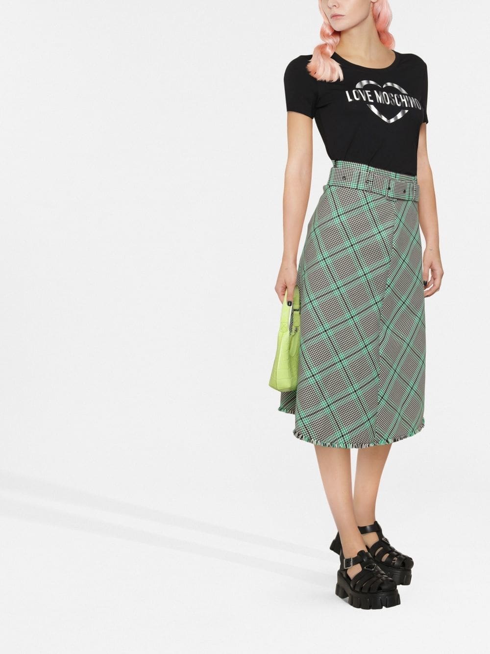 Love Moschino logo-print slim fit T-shirt - Image 2