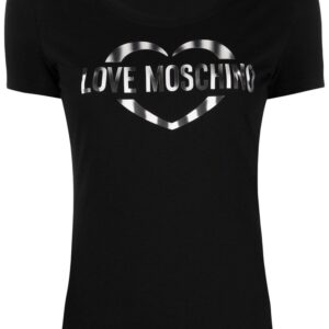 Love Moschino logo-print slim fit T-shirt