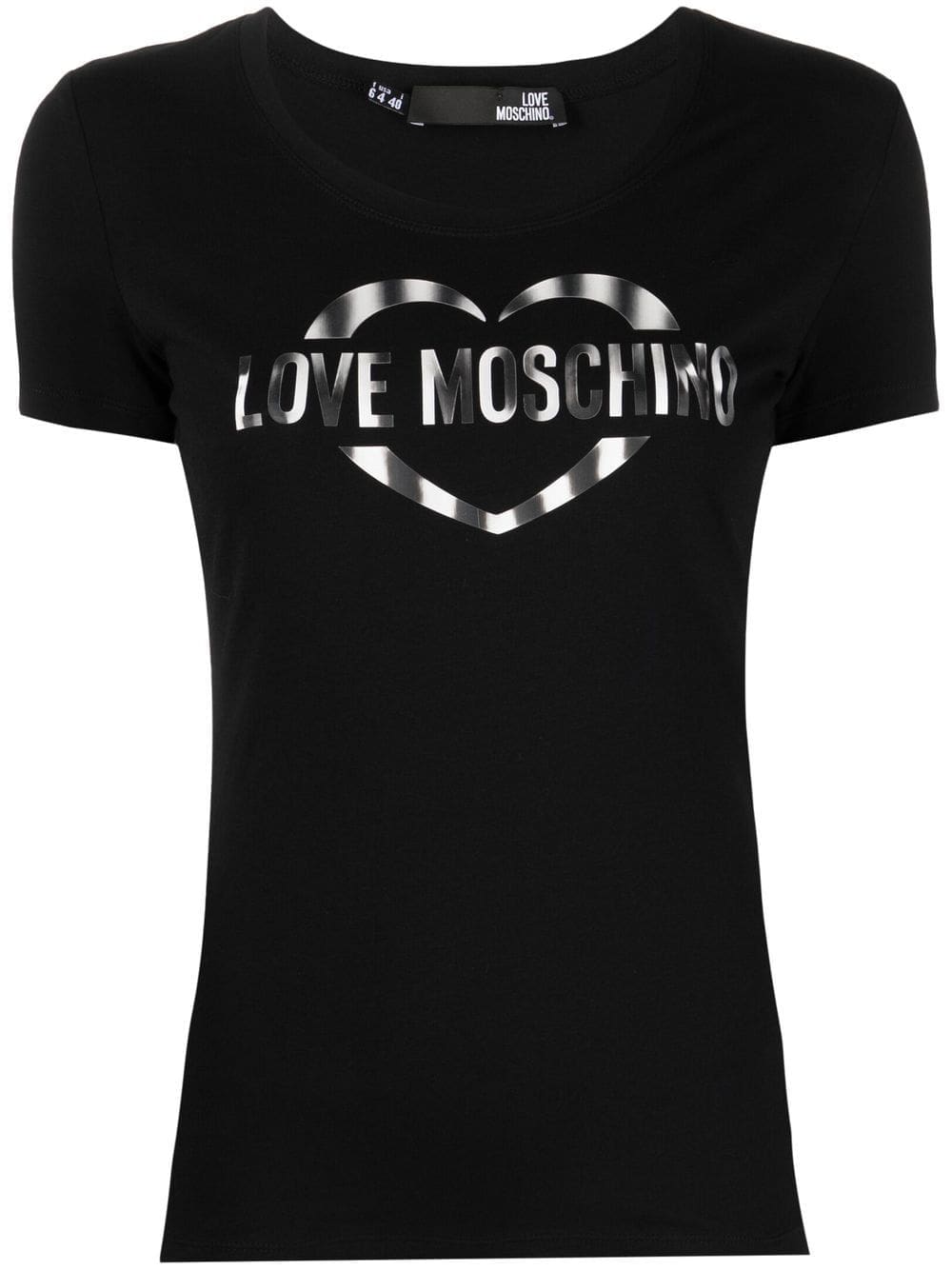 Love Moschino logo-print slim fit T-shirt