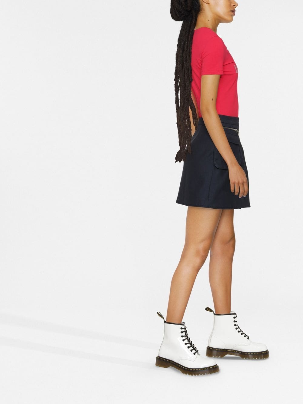 Love Moschino logo-print round-neck T-shirt - Image 4