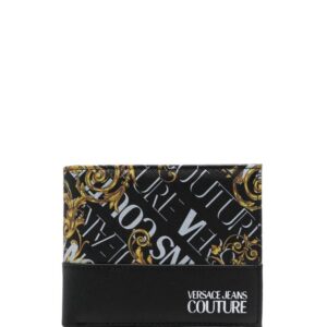 Versace Jeans Couture logo-print leather wallet