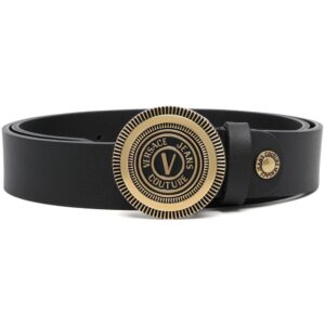 Versace V-emblem leather belt