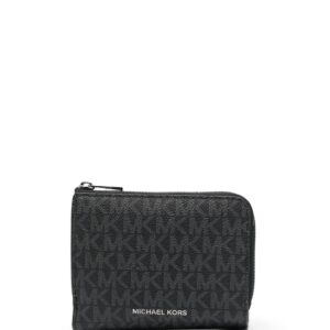 Michael Michael Kors logo zipped wallet