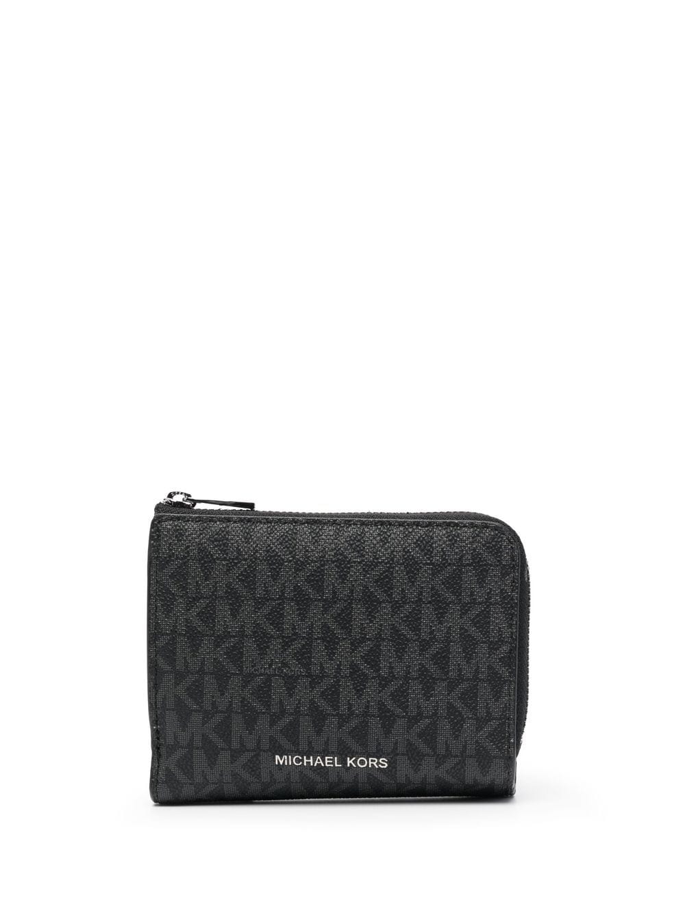 Michael Michael Kors logo zipped wallet