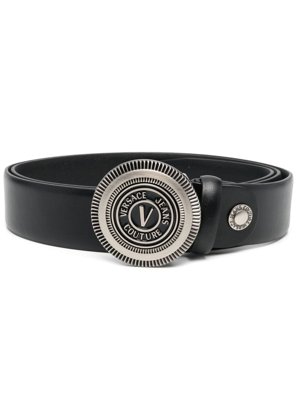 Versace decorative-buckle leather belt