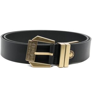 Versace decorative-buckle leather belt