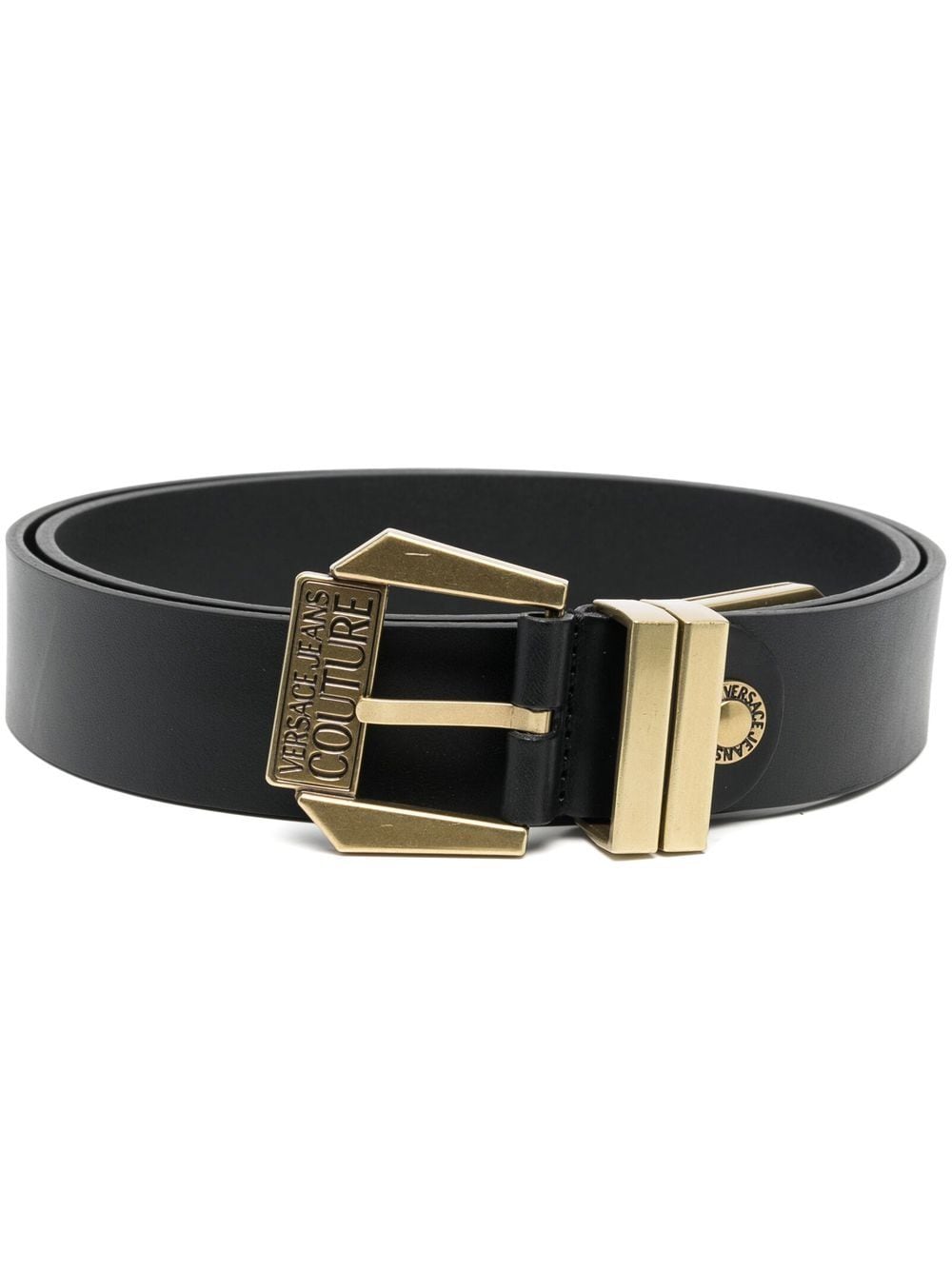 Versace decorative-buckle leather belt