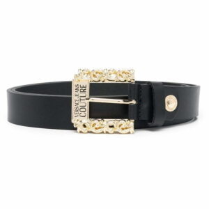 Versace decorative-buckle leather belt