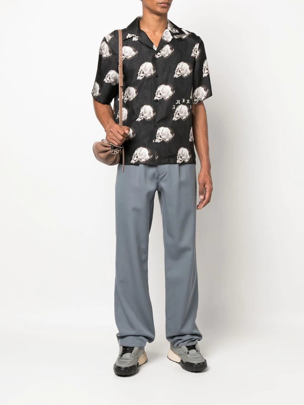 Amiri skull-print silk shirt - Image 2