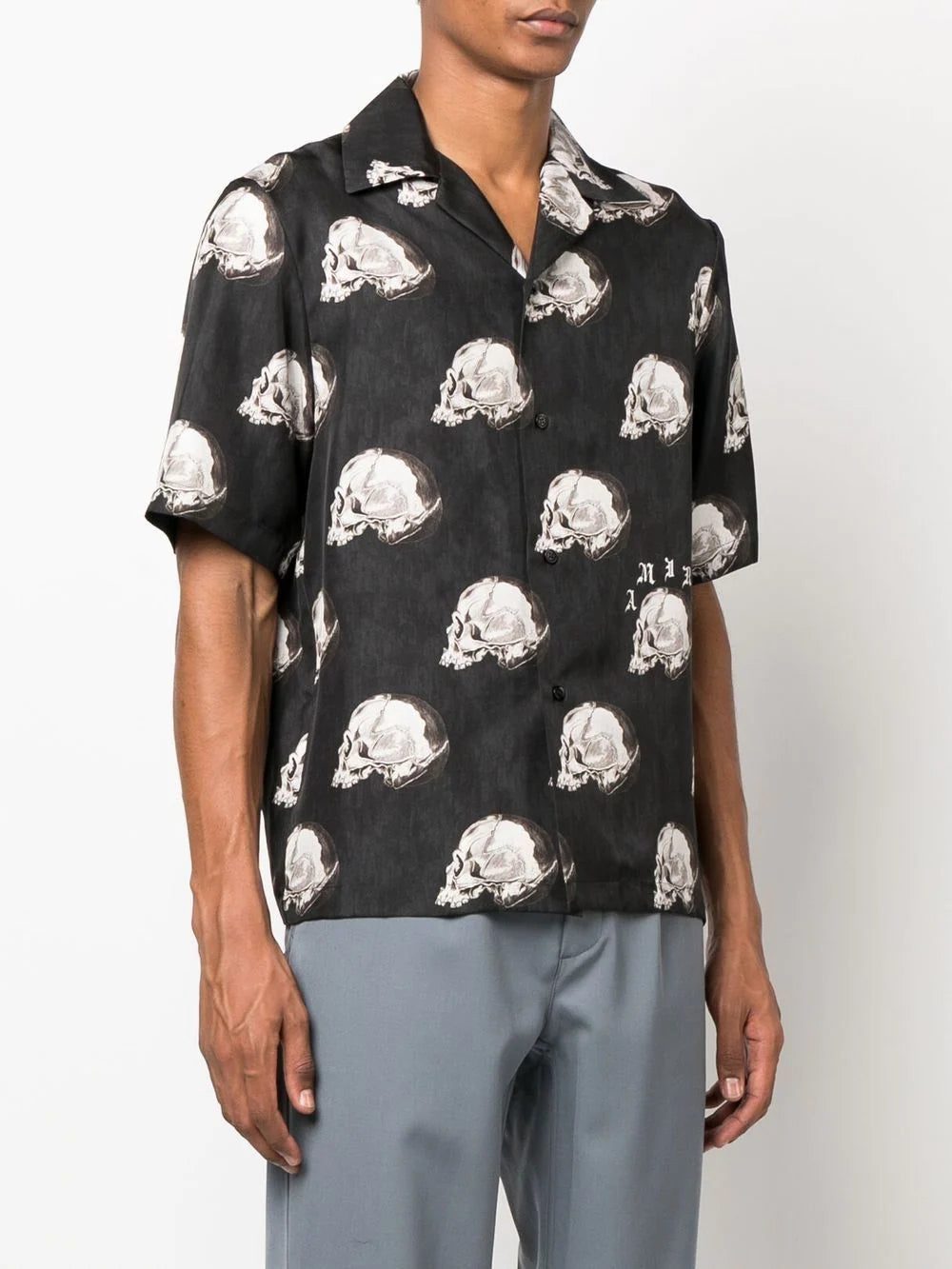 Amiri skull-print silk shirt - Image 3
