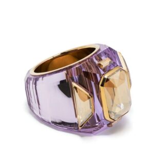 Swarovski Chroma tone cocktail ring