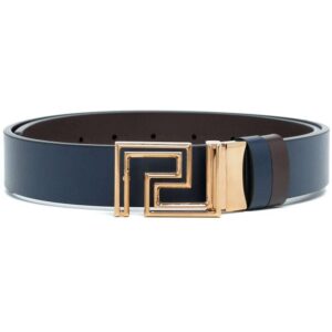 Versace Greca reversible leather belt