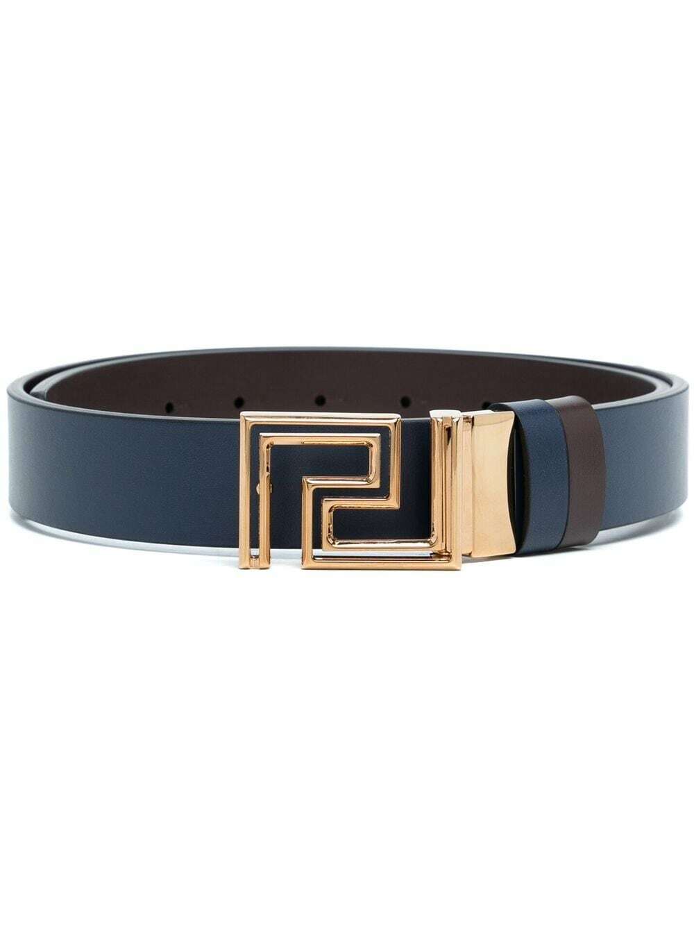 Versace Greca reversible leather belt