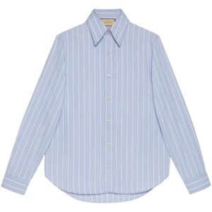 Gucci point-collar striped shirt