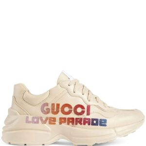 Gucci Rhyton glitter-logo chunky trainers