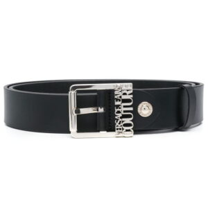 Versace logo-buckle fastening belt