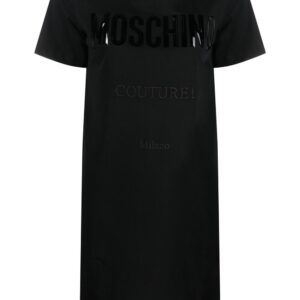 Moschino logo print T-shirt dress
