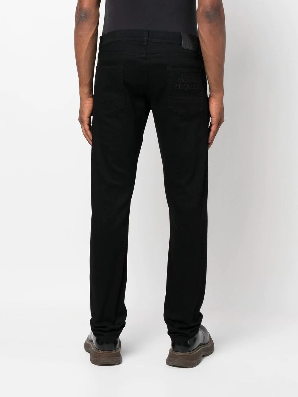 Alexander McQueen straight-leg logo jeans - Image 4