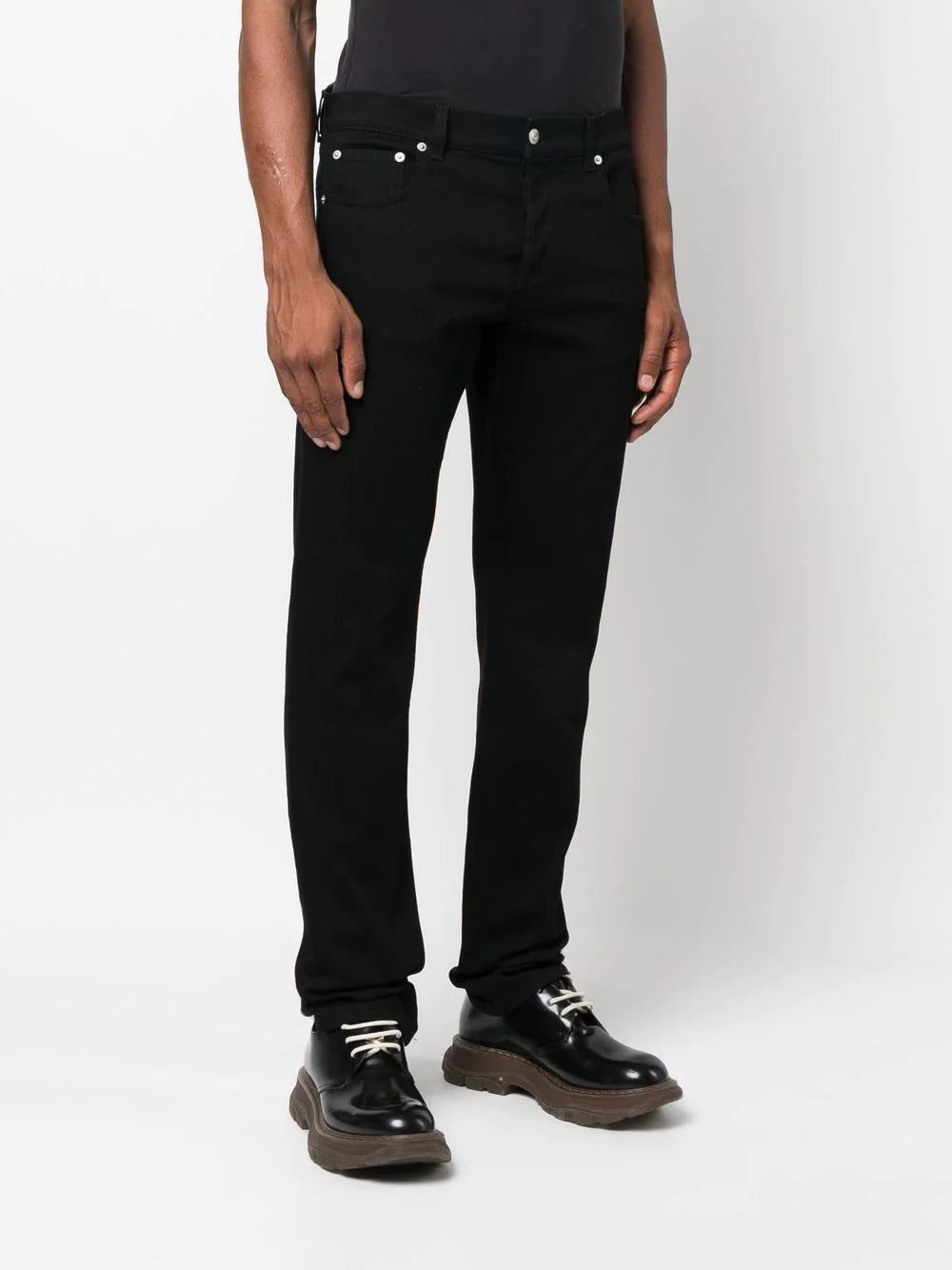 Alexander McQueen straight-leg logo jeans - Image 3