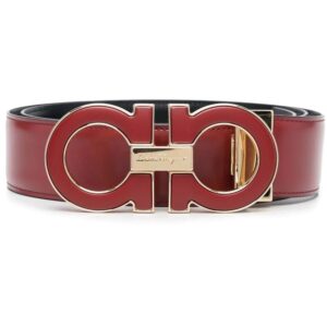 Ferragamo Gancini-buckle leather belt