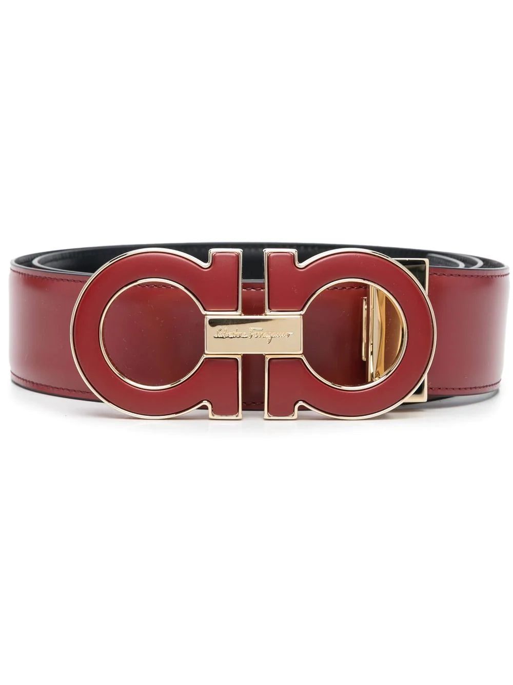 Ferragamo Gancini-buckle leather belt