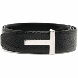 Tom Ford logo-plaque adjustable belt