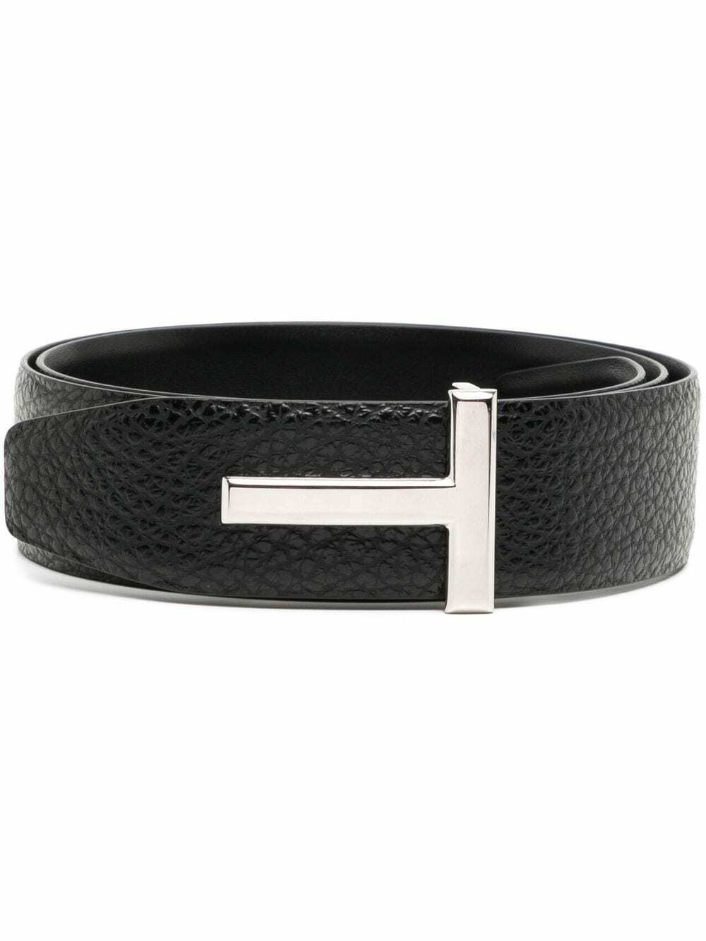 Tom Ford logo-plaque adjustable belt