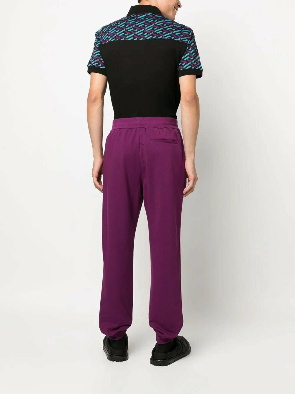 Versace logo patch track pants - Image 4