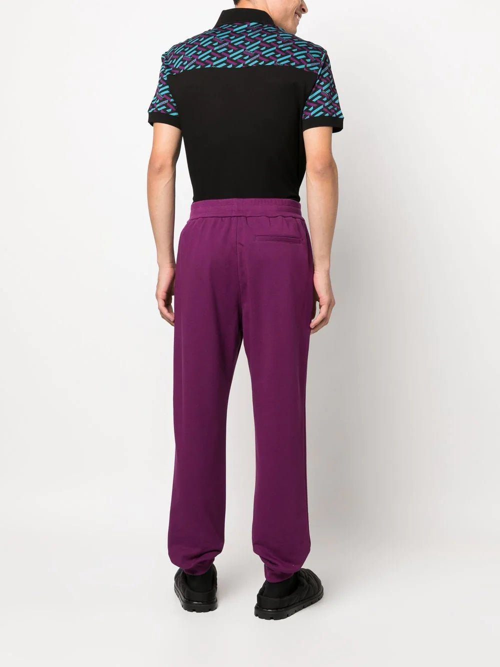 Versace logo patch track pants - Image 4