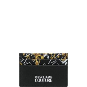 Versace Jeans Couture logo-print leather cardholder