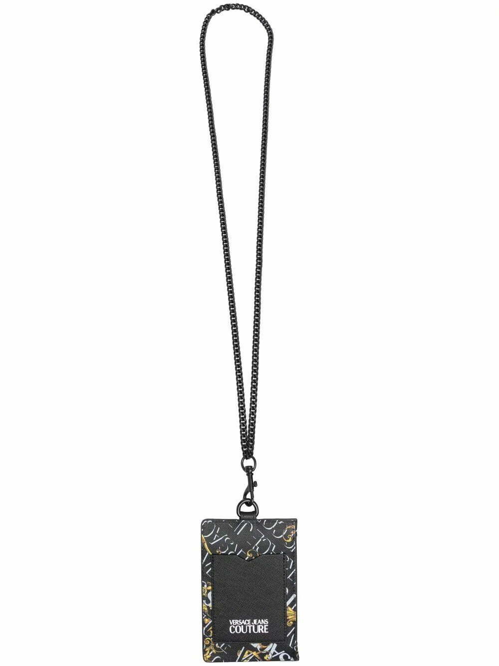 Versace Jeans Couture logo-print cardholder