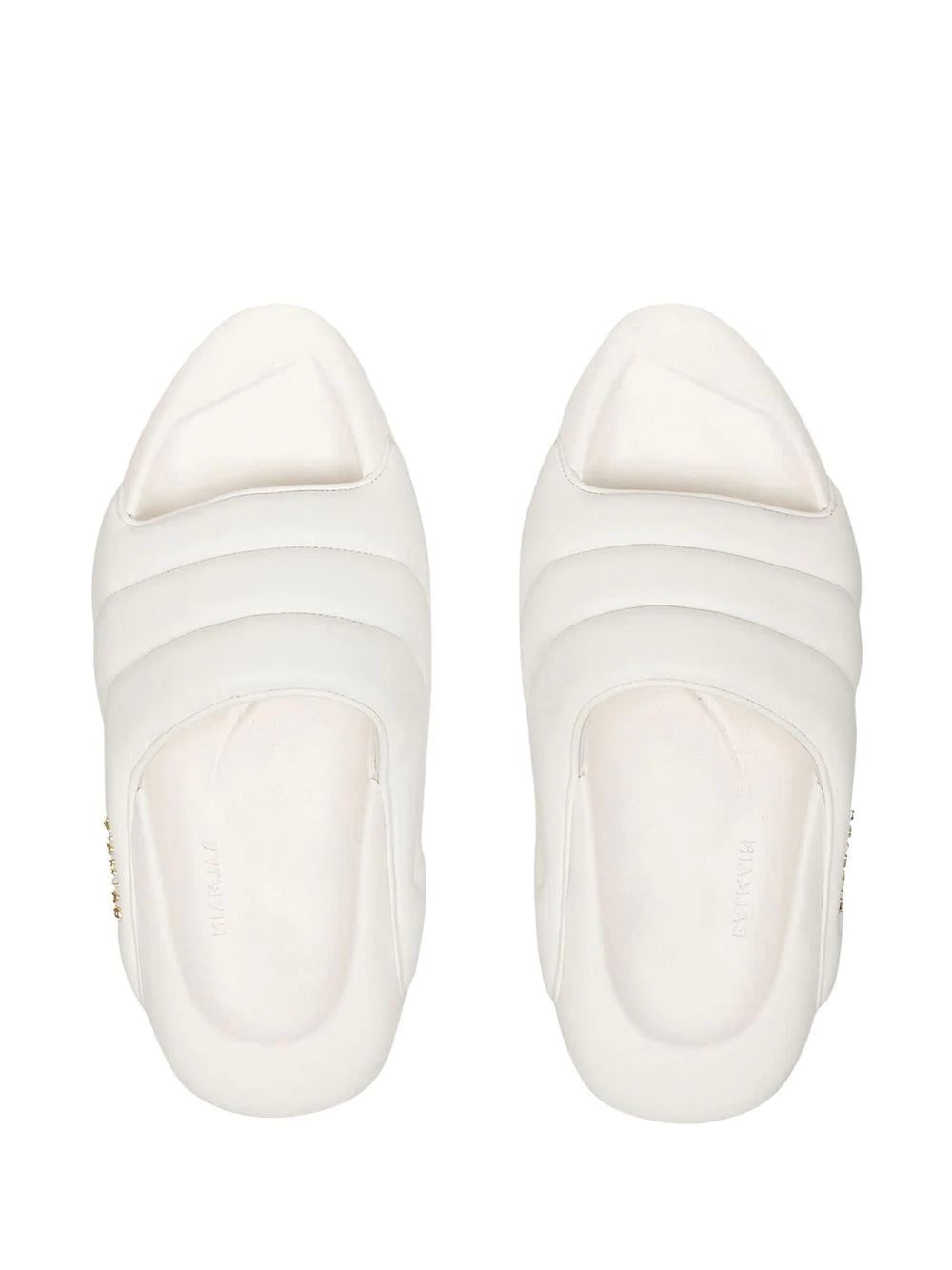 Balmain B-IT quilted platform slides - Image 4