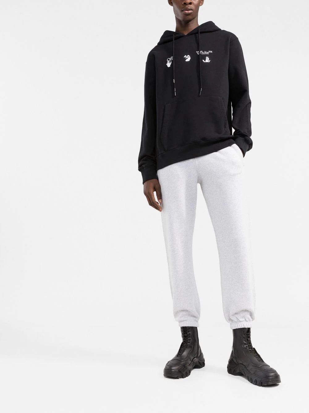 Off-White melangé-effect track pants - Image 2