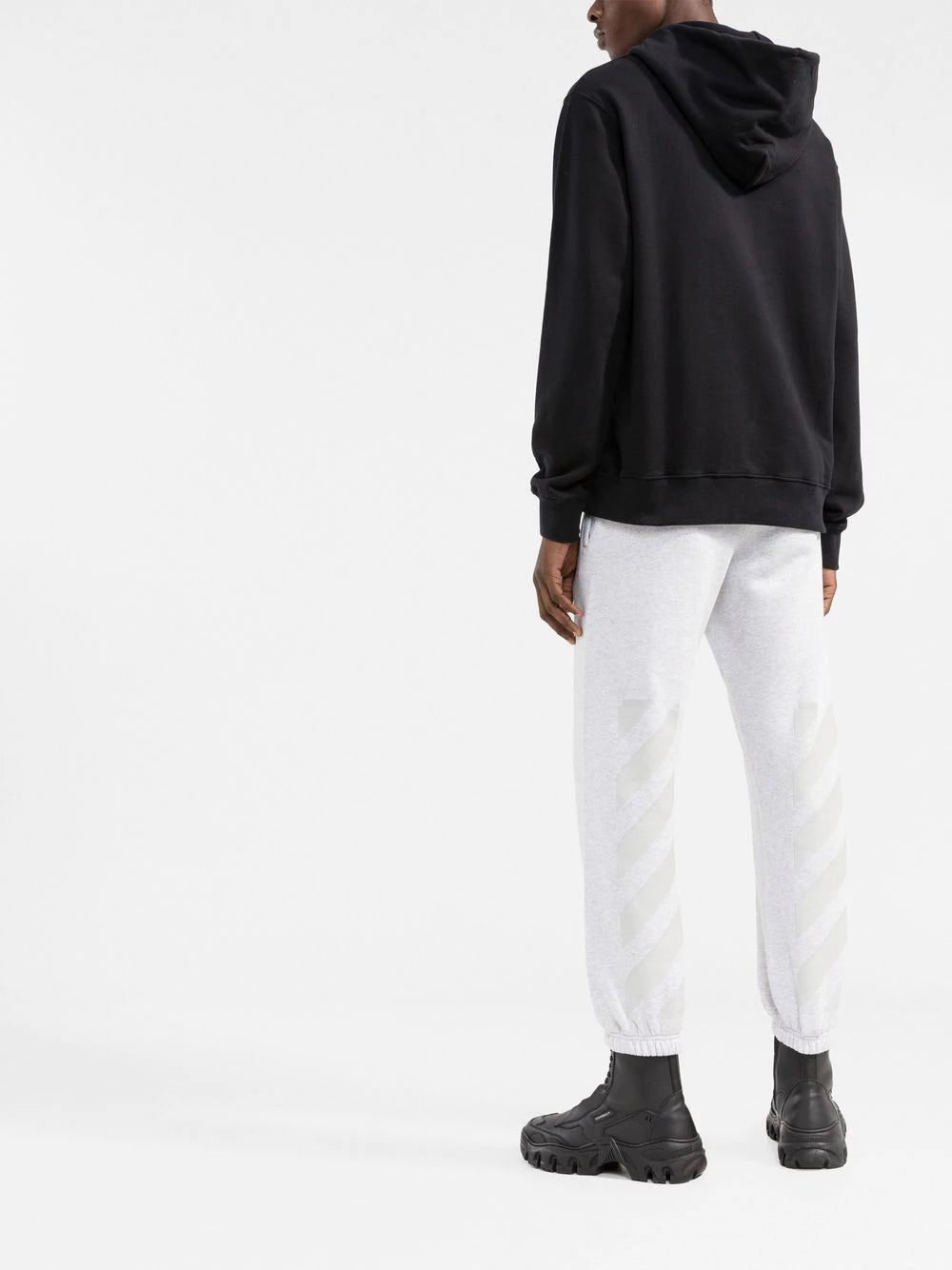 Off-White melangé-effect track pants - Image 4