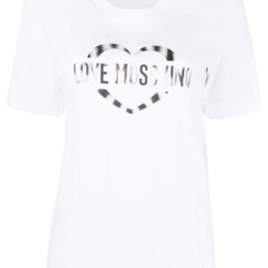 Love Moschino logo-print round-neck T-shirt