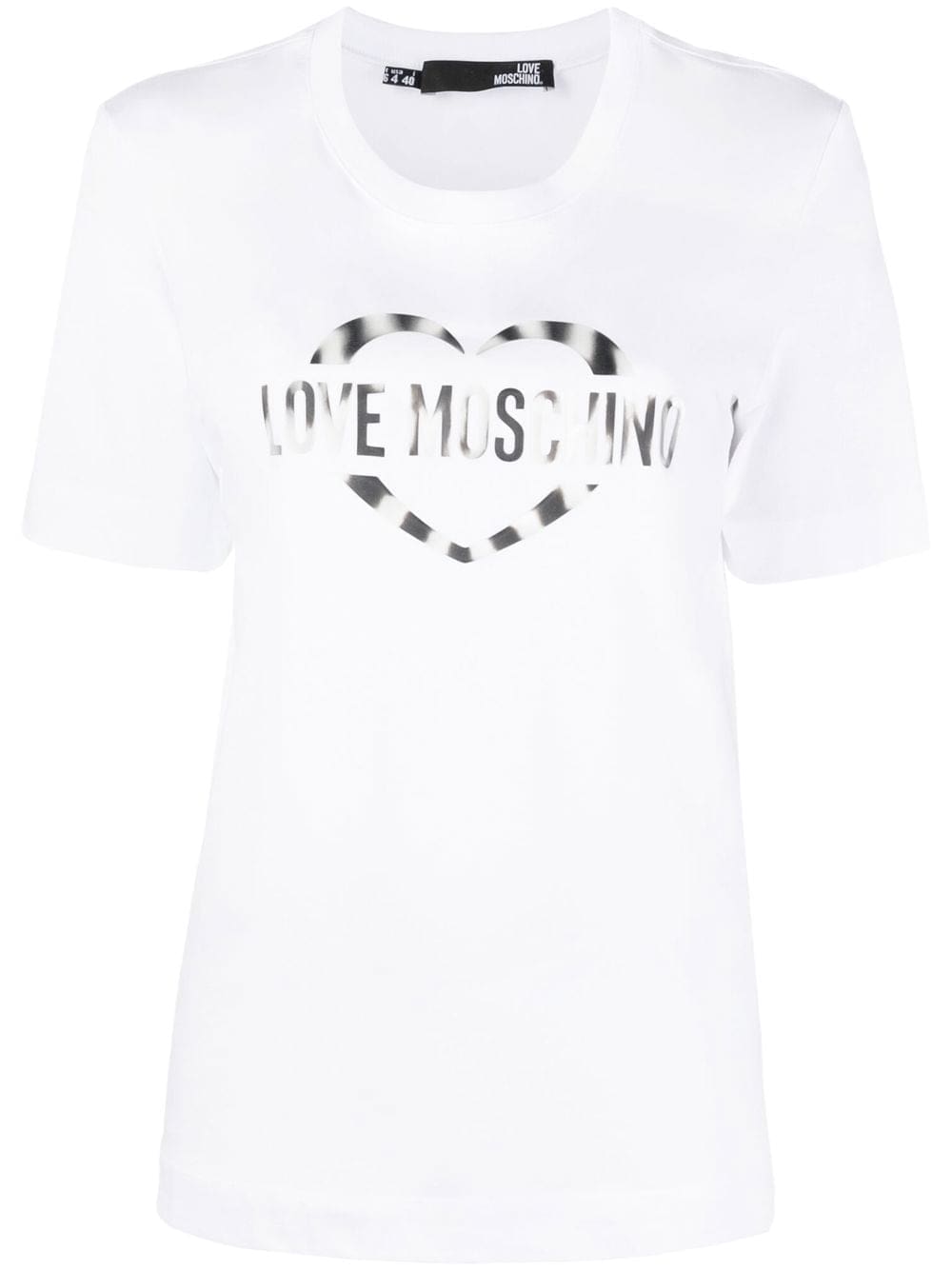 Love Moschino logo-print round-neck T-shirt