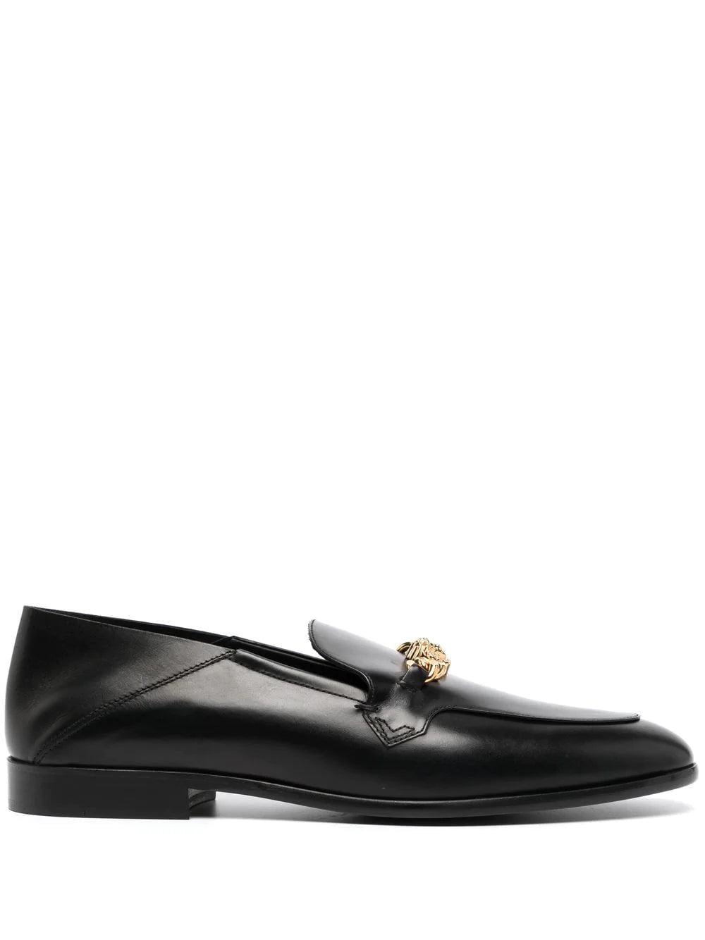 Versace Medusa chain-detail leather loafers
