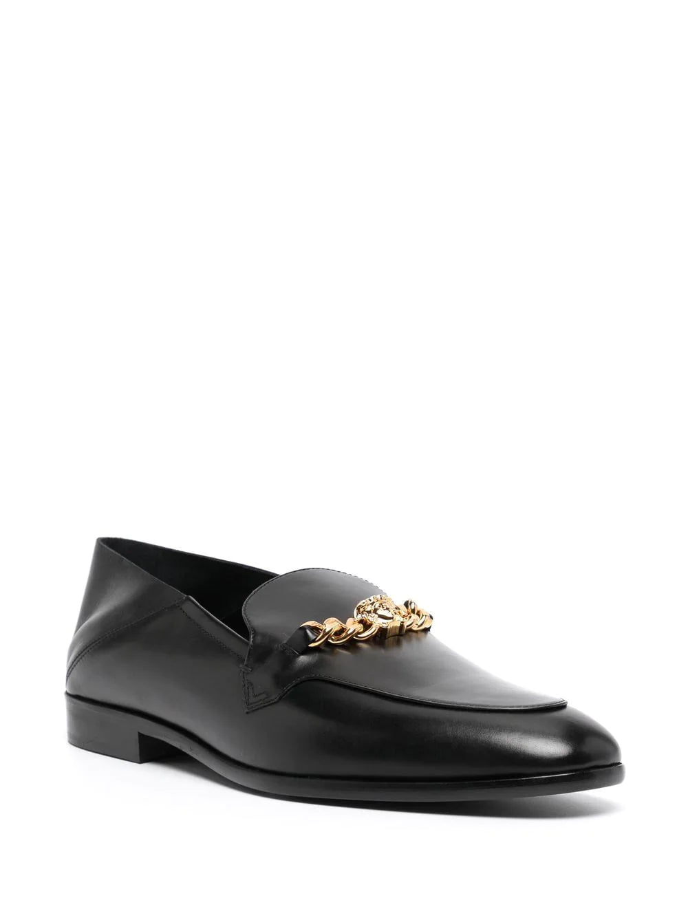 Versace Medusa chain-detail leather loafers - Image 2