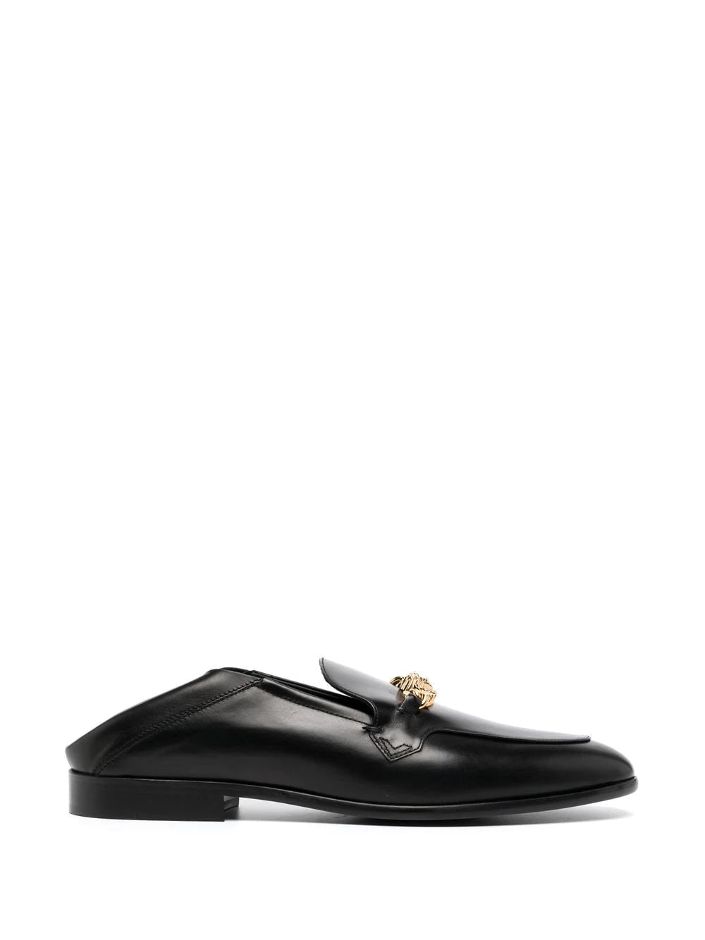 Versace Medusa chain-detail leather loafers - Image 4