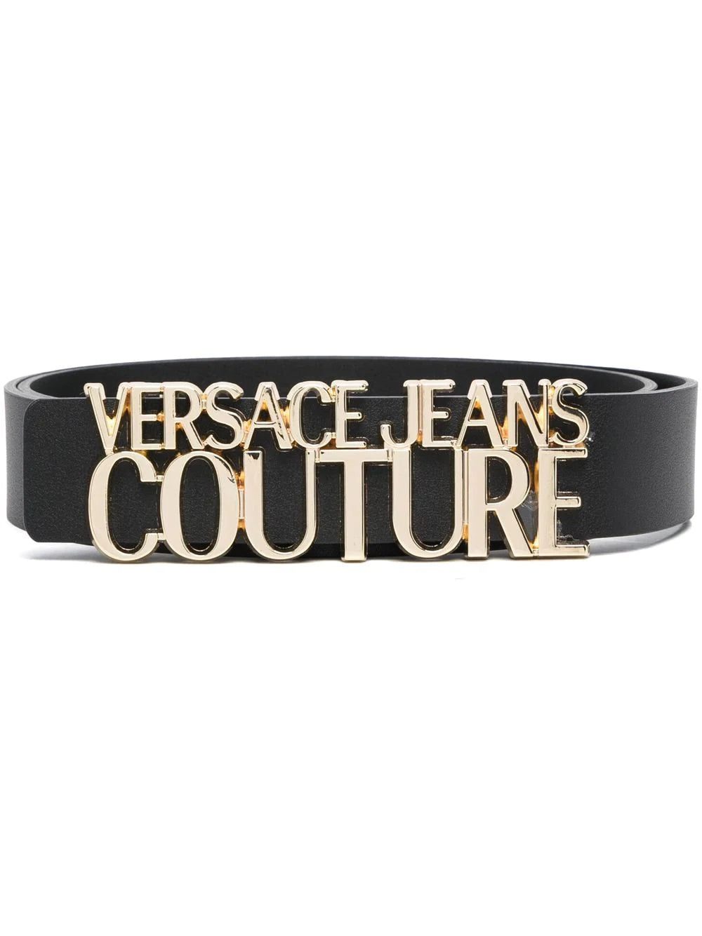 Versace logo lettering belt