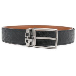 Ferragamo monogram leather belt