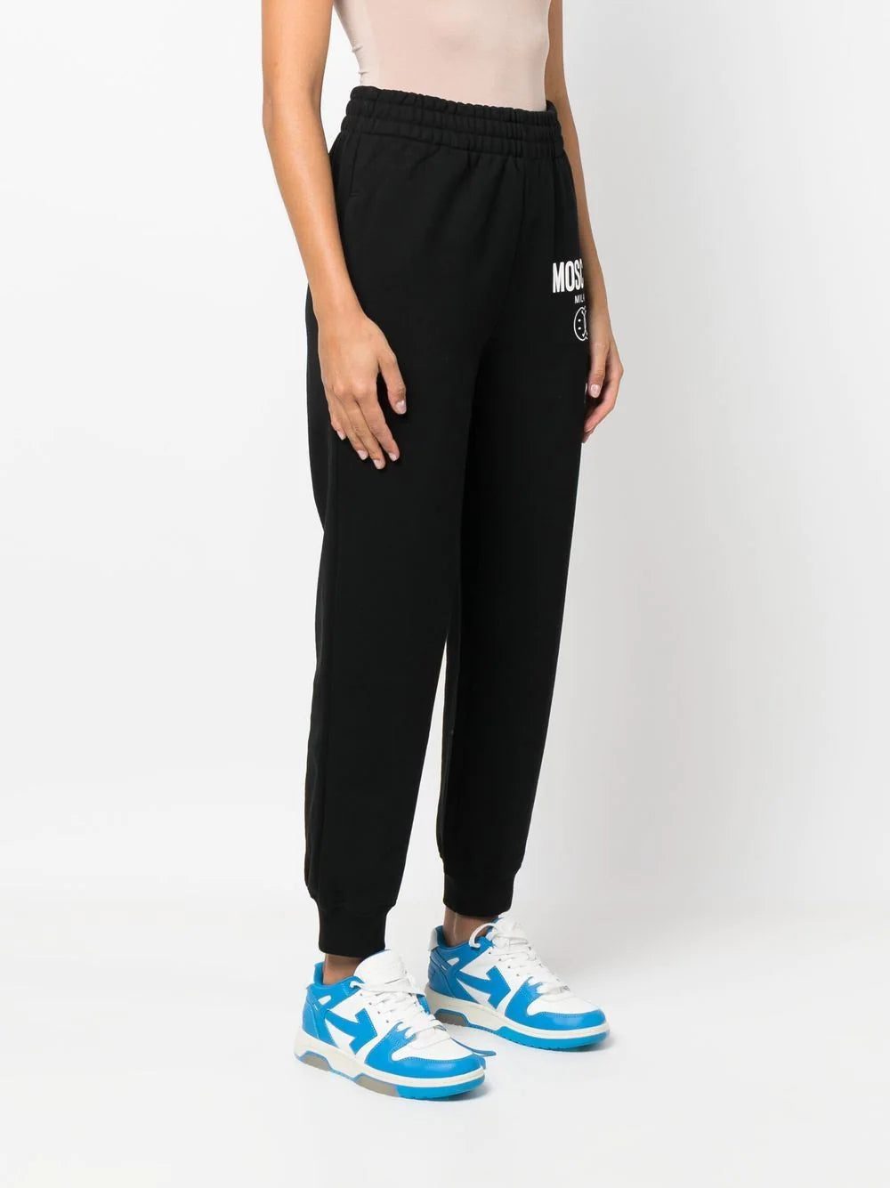 Moschino logo-print track pants - Image 3