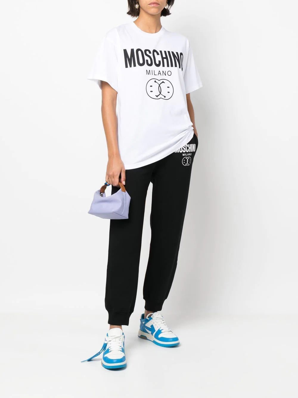 Moschino logo-print track pants - Image 2