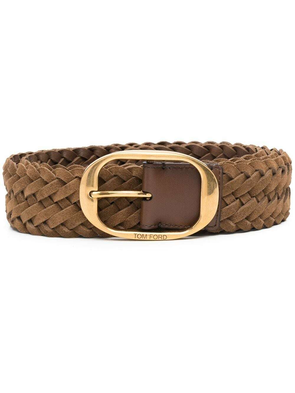 Tom Ford woven leather belt