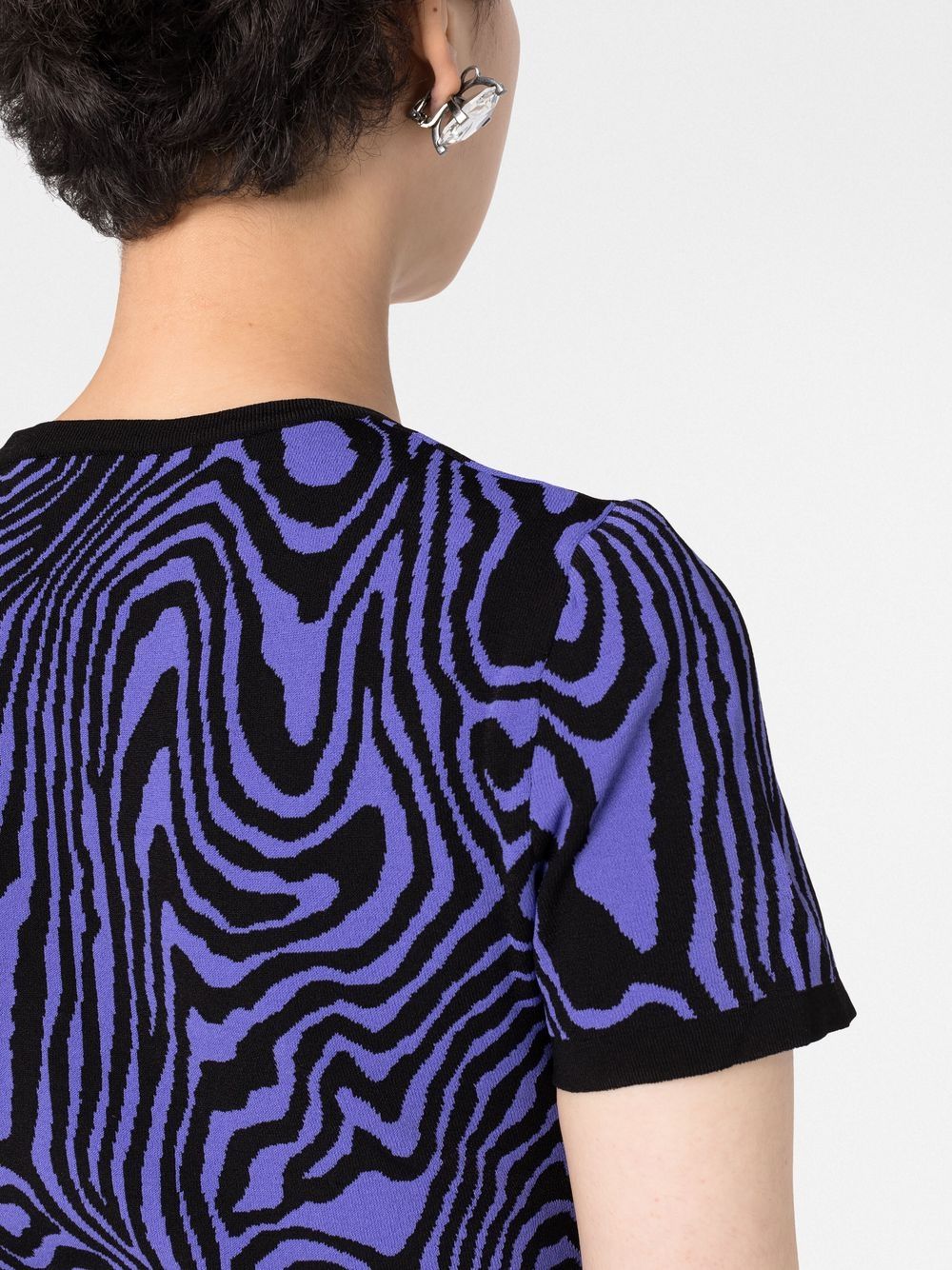 Moschino swirl-pattern knitted minidress - Image 5