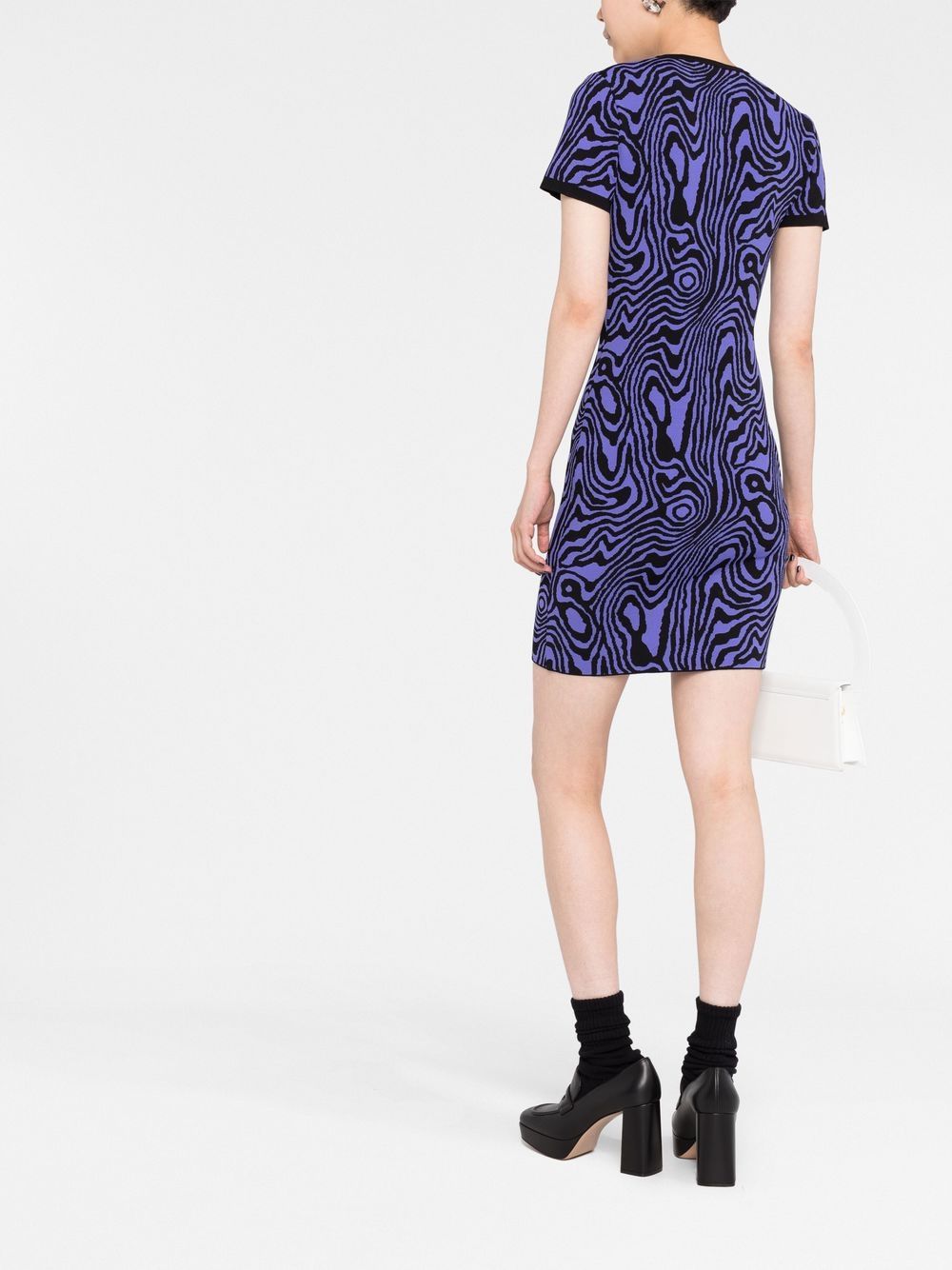 Moschino swirl-pattern knitted minidress - Image 2