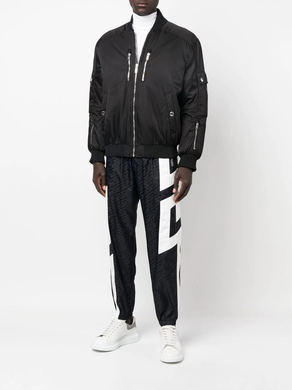 Versace logo-print track pants - Image 2